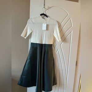 STITO DETAIL FULL SKIRTED DRESS